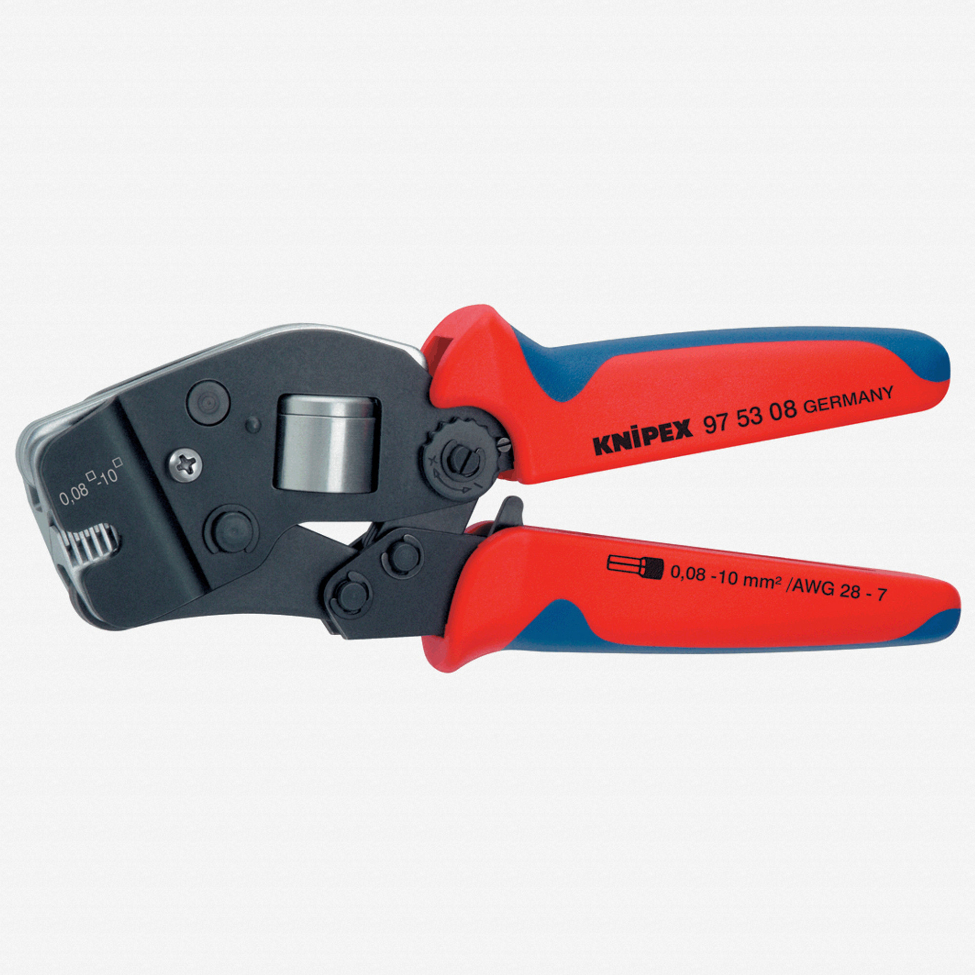 Knipex Self-Adjusting Crimping Pliers - End Sleevs (ferrules) also parallel  loading