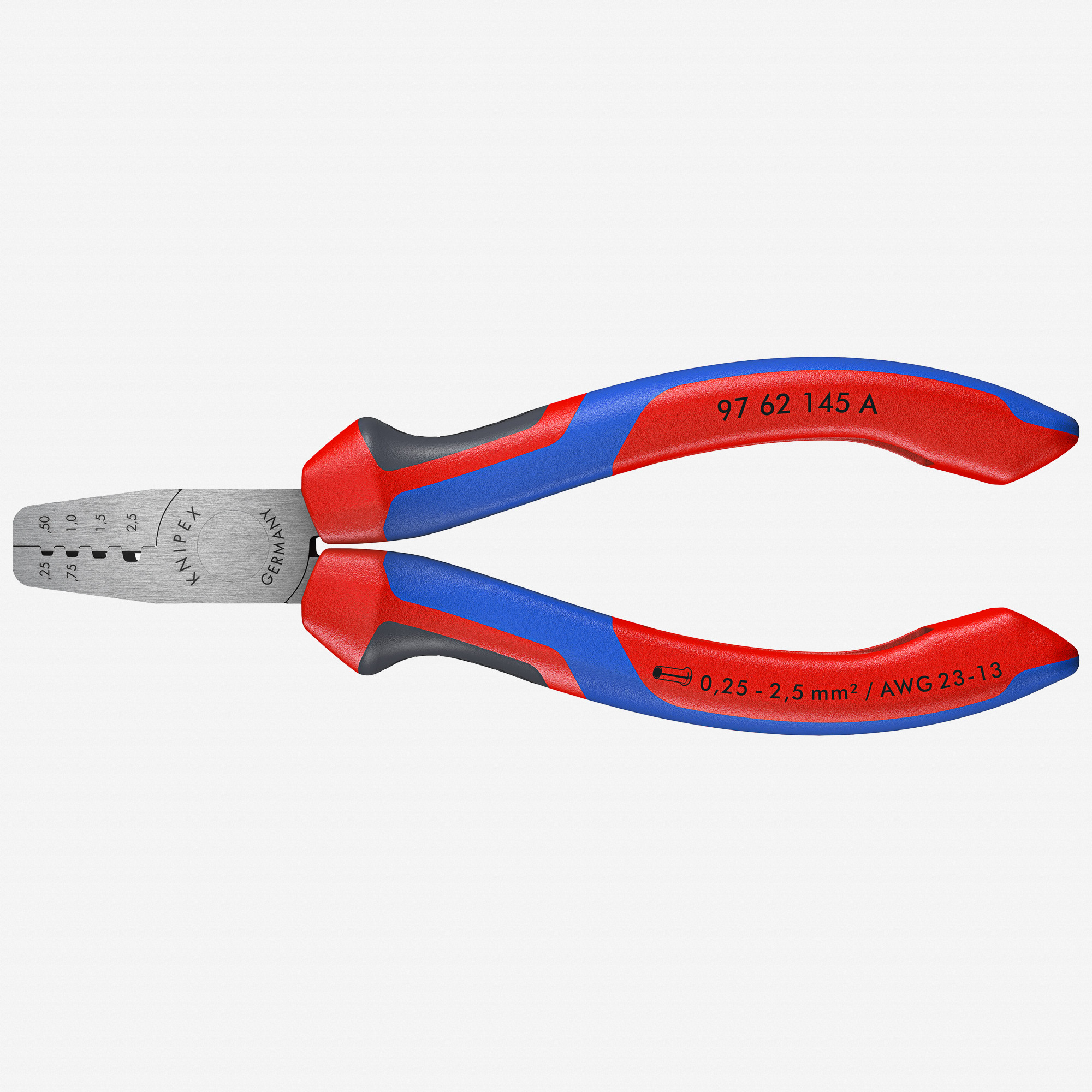Knipex Trapezoidal Crimping Pliers for End Sleeves (Ferrules