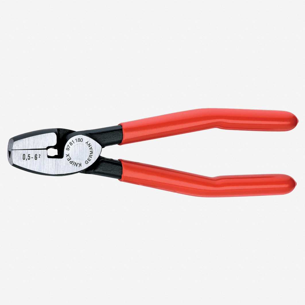 Knipex Front Loading Crimping Pliers for End Sleeves (Ferrules