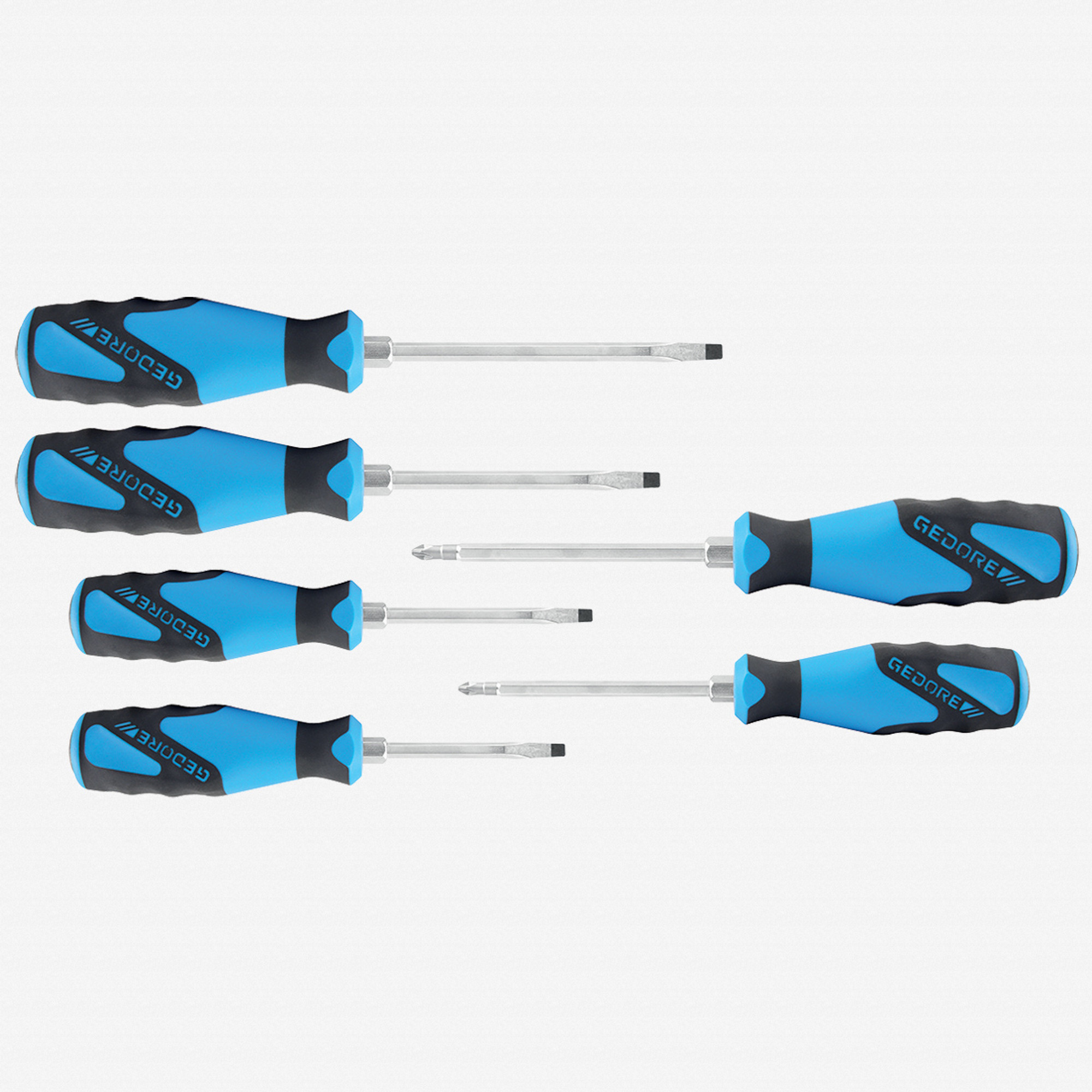 Gedore SK 2154 PH-06 3C-Screwdriver with striking cap set 6 pcs