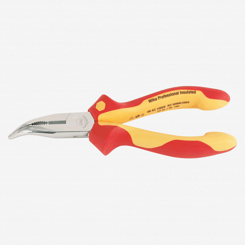 Wiha Tools 32928 Insulated Bent Nose Pliers 6.3"