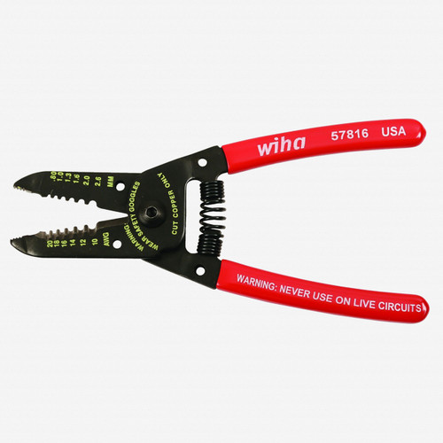 Wiha 57816 Wire Strippers & Cutters - 6.0" - KC Tool