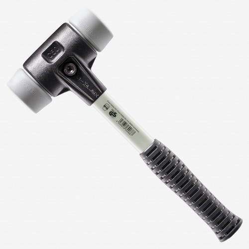 Halder Simplex Mallet with Non-Marring Grey Rubber Inserts and Heavy Duty Reinforced Housing, 3.15" / 114.99 oz. - KC Tool