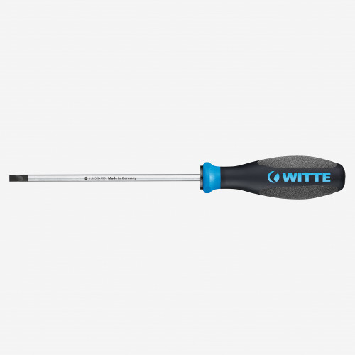 Witte 86896 Pro Cabinet Slotted Screwdriver, 5.5 x 200mm - KC Tool