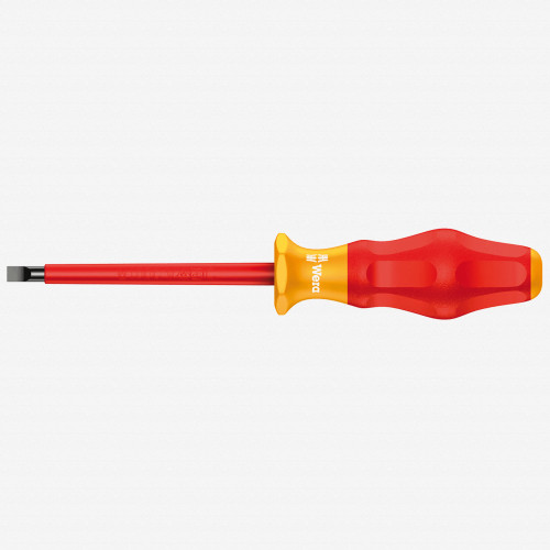 Wera 031583 4 x 100mm VDE Insulated Slotted Screwdriver - KC Tool