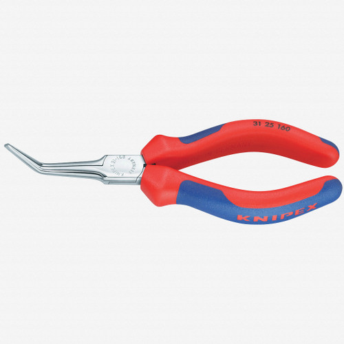 Knipex 31-25-160 6.3" Needle-Nose 45 Degree Bent Pliers (Gripping Pliers) - MultiGrip - KC Tool
