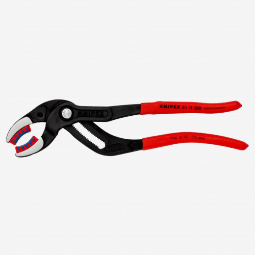 Knipex 81-11-250 10" Pipe Gripping Pliers w/ Plastic Jaws for tube fittings and connectors - KC Tool
