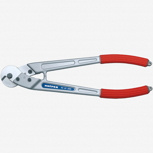 Knipex 95-81-600 23.6" Wire Rope and ACSR-Cable Cutters (reinforced head) - Plastic Grip - KC Tool