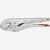 Knipex 40-14-250 10" Universal Grip Pliers w/ One Pivoting Jaw - KC Tool