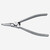 Hazet 1846C-3 Circlip pliers 40-100mm Straight Tip External - Chrome - KC Tool