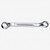 Stahlwille 180a Double ended ring Spanner Short Shallow Offset, 1/2" x 9/16" - KC Tool