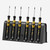 Wera 030180 ESD Safe Slotted/Phillips/M/Torx Micro Screwdriver Set + Rack - KC Tool
