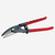 NWS 061L-12-250 10" Shape Cutting Punch Tin Snips - Atramentized - Plastic Grip - KC Tool