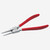 NWS 175-42-A4 12.25" Circlip Pliers-Matte Chromium - Plastic Grip - KC Tool