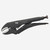 NWS 184-11-180 7" Grip Pliers - Atramentized - Plastic Grip - KC Tool