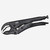NWS 183I-11-250 10" Ideal Grip Pliers - Atramentized - Plastic Grip - KC Tool