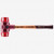 Halder Simplex Mallet with Red Acetate Plastic Inserts and Cast Iron Housing, 1.97" / 39.51 oz. - KC Tool