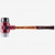 Halder Simplex Mallet with Black Rubber/Grey Rubber Inserts and Cast Iron Housing, 1.97" / 40.21 oz. - KC Tool