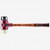 Halder Simplex Mallet with Black Rubber/Nylon Inserts and Cast Iron Housing, 1.57" / 22.93 oz. - KC Tool