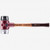 Halder Simplex Mallet with Black Rubber/Aluminum Inserts and Cast Iron Housing, 2.36" / 63.49 oz. - KC Tool Halder Simplex Mallet with Black Rubber/Aluminum Inserts and Cast Iron Housing, 2.36" / 63.49 oz. - KC Tool