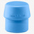Halder Simplex Soft Blue Rubber Replacement Face Insert, Non-Marring, 1.18" - KC Tool