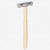 Picard 13oz Polishing Hammer, two round channels, one flat-arched, one high-round, finely polished - KC Tool