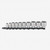 Stahlwille 12917/10-45 Outside Hex Socket Set on Plastic Socket Strip, Metric, 3/8" Drive, 8-24mm, 11 Pieces - KC Tool