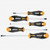 Felo Ergonic Slotted/Pozidriv Screwdriver Set, 5 Pieces - KC Tool