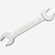 Gedore 6 21x24 Double open ended spanner 21x24 mm - KC Tool