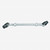 Gedore IN 34 12x14 Swivel head wrench double ended 12x14 mm - KC Tool