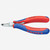 Knipex 64-62-120 Electronics Oblique 65 Degree End Cutting Nippers w/ Small Bevel - MultiGrip - KC Tool
