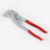 Knipex 86-03-180 7" Pliers Wrench - Plastic Grip - KC Tool