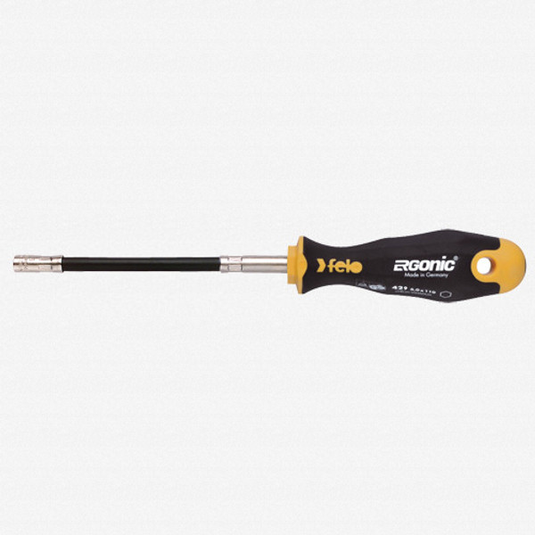 Felo 60365 Ergonic 1/4" x 170mm Flexible Bit Holder Screwdriver - KC Tool