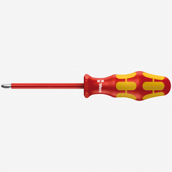Wera Tools 004781 #2 x 100mm VDE Insulated Square Screwdriver