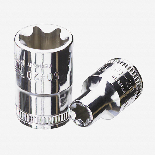 Heyco External Torx Socket - E7, 1/4