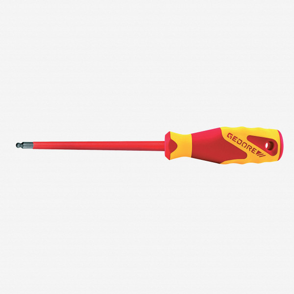 Gedore VDE 2163 K 4 VDE Screwdriver, ball end, 4 mm - KC Tool