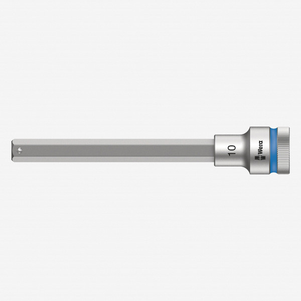 Wera 003845 1/2" Drive Zyklop Hex-Plus Bit Socket with Holding Function 10mm Long - KC Tool