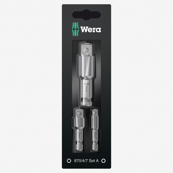 Wera 073200 3 Piece Socket Adaptor Set A SB - KC Tool