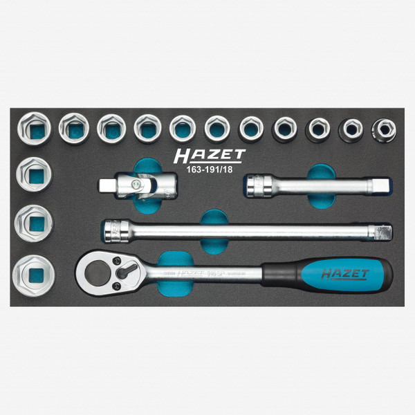 Hazet 163-191/18 Socket set  - KC Tool