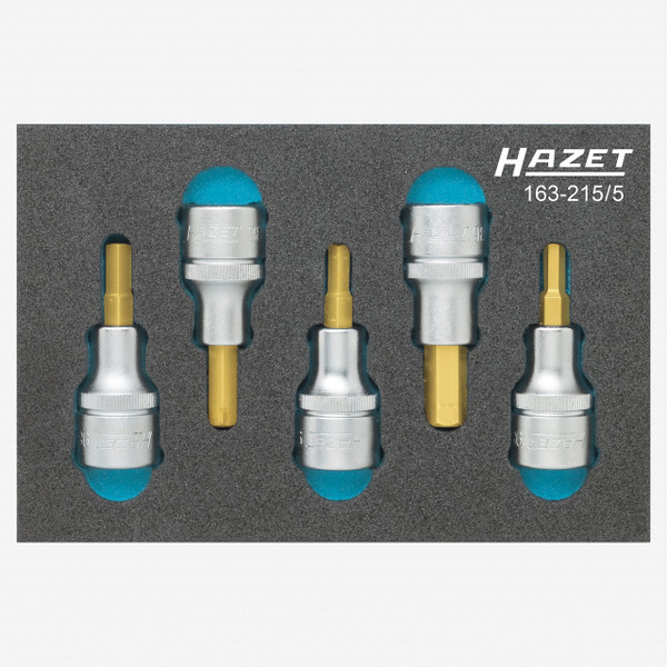 Hazet 163-215/5 Screwdriver socket set  - KC Tool