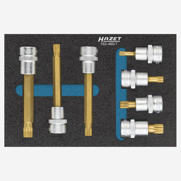 Hazet 163-460/7 Screwdriver socket set  - KC Tool