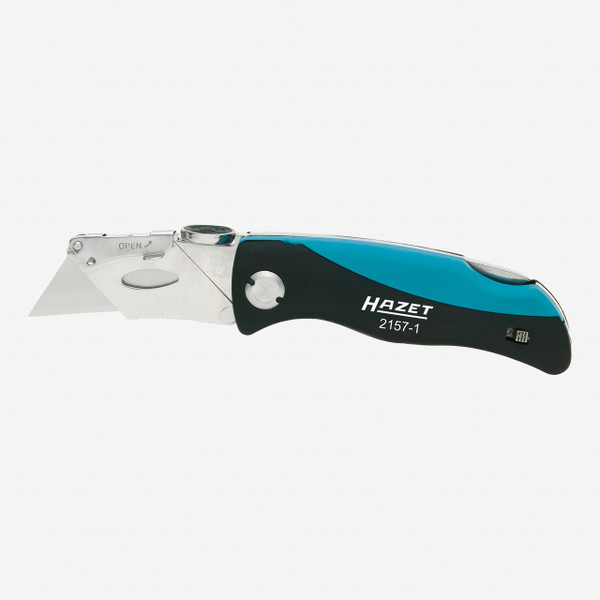 Hazet 2157-3 Pocket Knife with Aluminum Handle