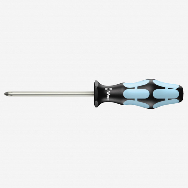 Wera 032032 #2 x 100mm Stainless Steel Pozidriv Screwdriver - KC Tool