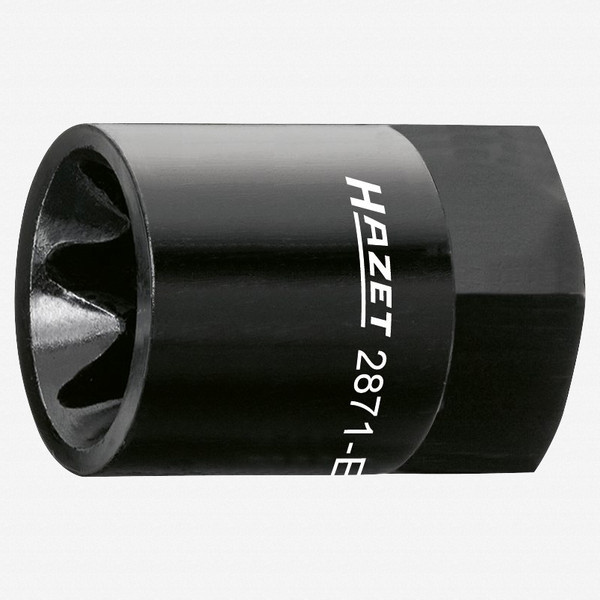 Hazet 2871-E18 External Torx Brake Caliper Socket, Size E18, 22mm