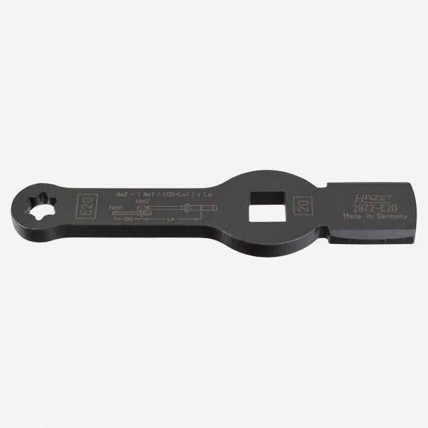 Hazet 2872-E18 External Torx Slogging Wrench with 2 Striking Faces