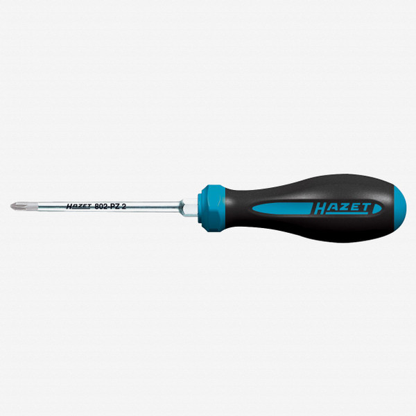 Hazet 802-PZ2 Hexanamic PZ #2 x 100mm Pozidriv Screwdriver | Hazet