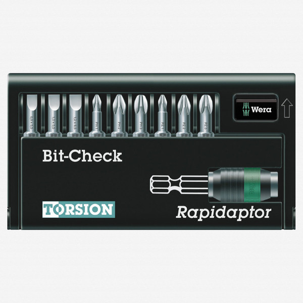 Wera 056375 Bit-Check Set with Rapidaptor - KC Tool