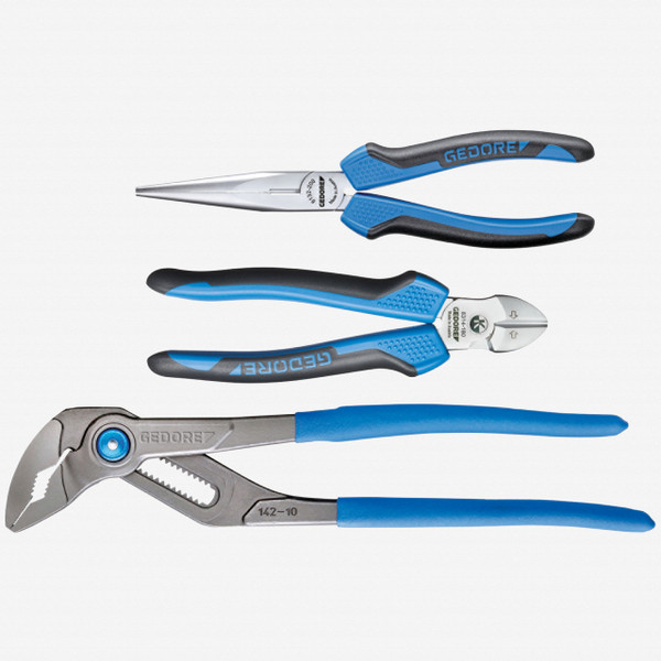 Gedore 1102-007 3 Pc Pliers Set in L-BOXX Mini - KC Tool