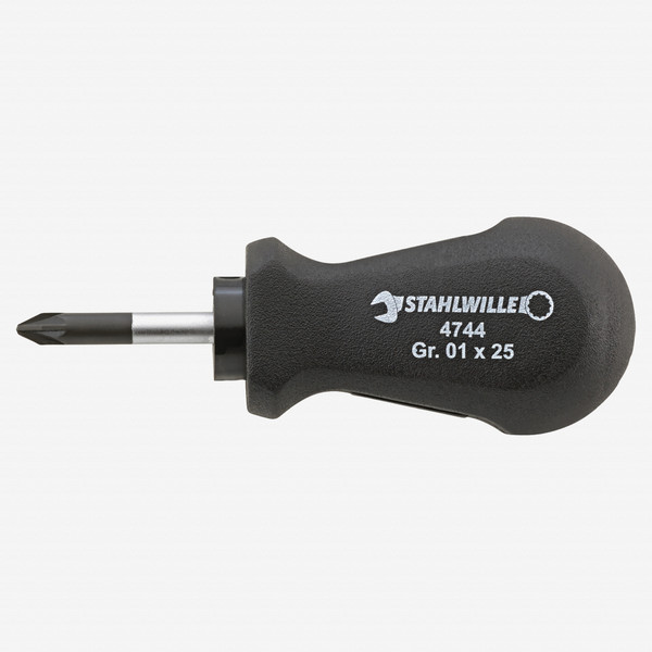 Stahlwille 4744 DRALL #2 Pozidriv Stubby Screwdriver - KC Tool