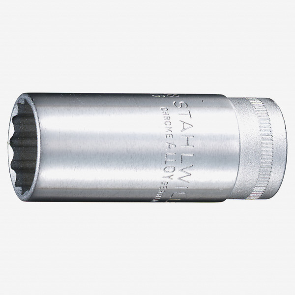 Stahlwille 46 Extra Deep 3/8" 12-pt Socket, 8 mm - KC Tool
